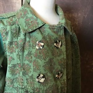 💚girls Label Green Lightweight Coat